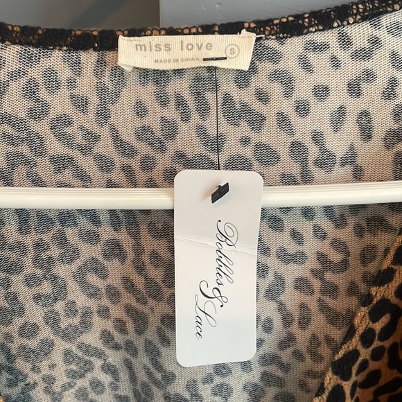 Leopard print sweater by Miss Love from Bobbles and Lace - Picture 2 of 2